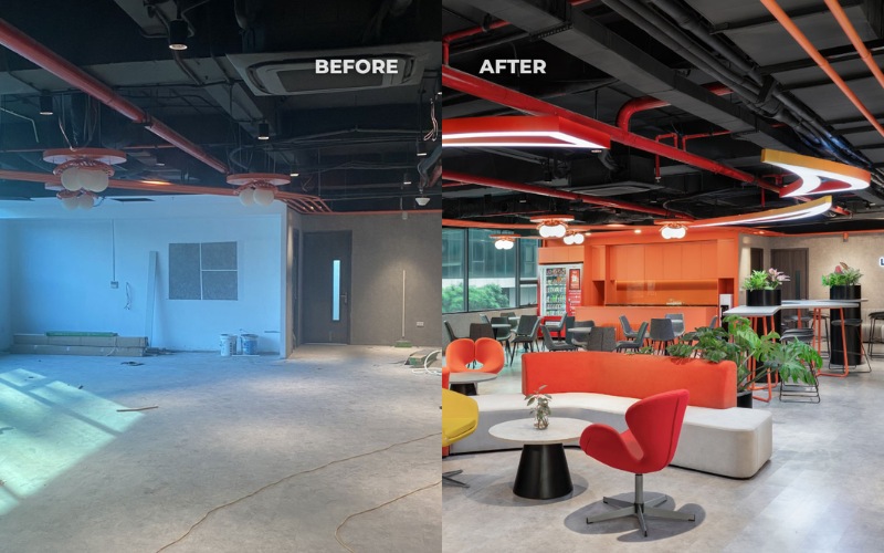 Bí Quyết Cải Tạo Văn Phòng Tiết Kiệm Chi Phí 2025 1 cải tạo văn phòng