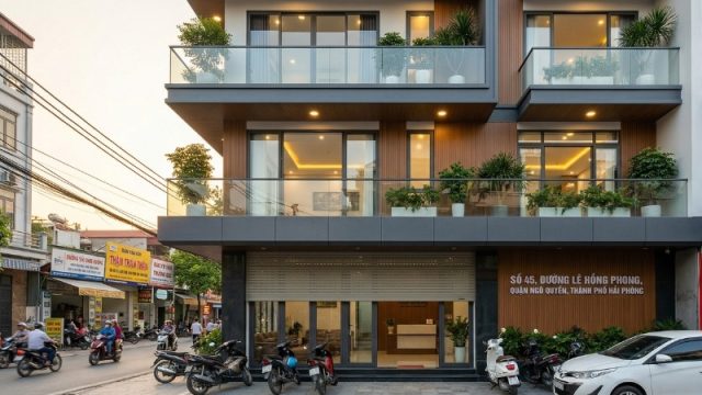 cho thuê nhà làm văn phòng hải phòng