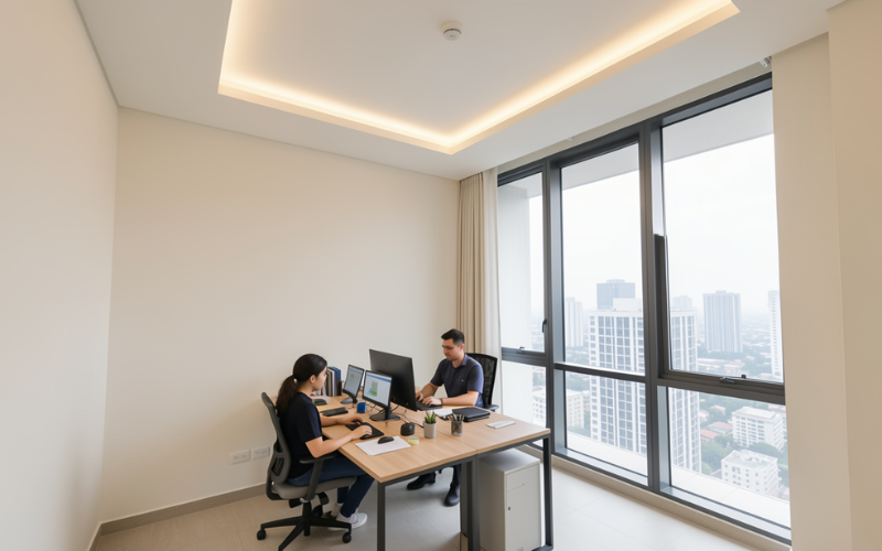 thiết kế văn phòng 40m2